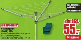 B1 Discount Baumarkt LEIFHEIT Wäschespinne LinoLift 500 Angebot