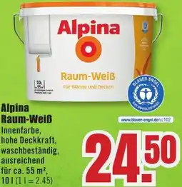 B1 Discount Baumarkt Alpina Raum-Weiß Angebot