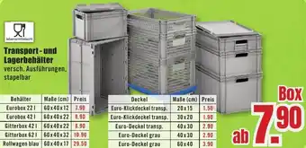 B1 Discount Baumarkt Transport- und Lagerbehälter Angebot