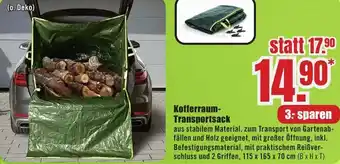 B1 Discount Baumarkt Kofferraum Transportsack Angebot