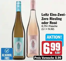 AEZ Leitz Eins-Zwei Zero Riesling oder Rosé Angebot