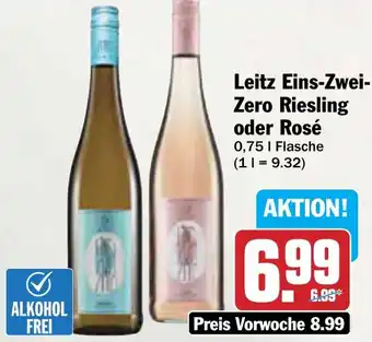 AEZ Leitz Eins-Zwei Zero Riesling oder Rosé Angebot