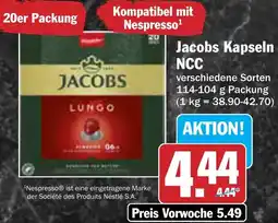 AEZ Jacobs Kapseln NCC Angebot