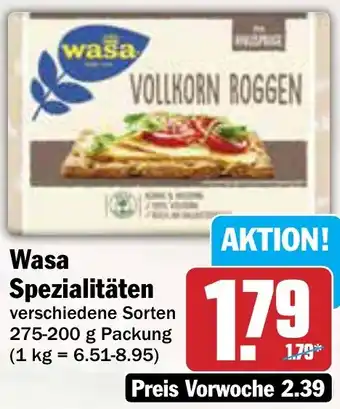 AEZ Wasa Spezialitäten Angebot
