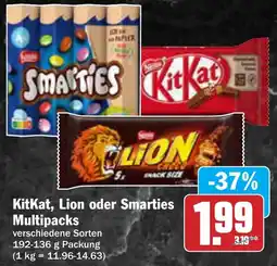 AEZ KitKat, Lion oder Smarties Multipacks Angebot