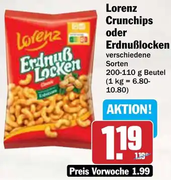 AEZ Lorenz Crunchips oder Erdnuẞlocken Angebot