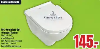 B1 Discount Baumarkt Villeroy & Boch WC-Komplett-Set 0.novo/Targa Angebot