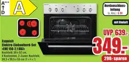 B1 Discount Baumarkt Exquisit Elektro-Einbauherd-Set Angebot
