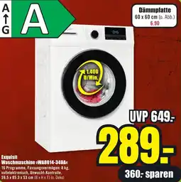 B1 Discount Baumarkt Exquisit Waschmaschine WA8014-340A Angebot