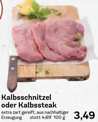 AEZ Kalbsschnitzel oder Kalbssteak Angebot