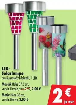 Mäc Geiz LED Solarlampe Angebot