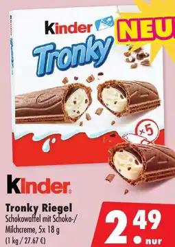 Mäc Geiz Kinder Tronky Riegel Angebot