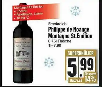 Edeka Philippe De Noange Montagne St.emilion Angebot