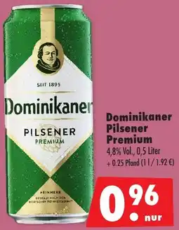 Mäc Geiz Dominikaner Pilsener Premium Angebot