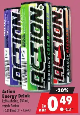 Mäc Geiz Action Energy Drink Angebot