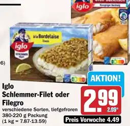 AEZ Iglo Schlemmer-Filet oder Filegro Angebot