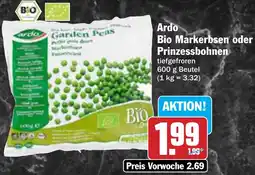 AEZ Ardo Bio Markerbsen oder Prinzessbohnen Angebot