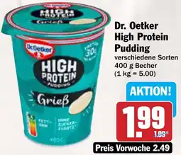 AEZ Dr. Oetker High Protein Pudding Angebot
