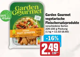 AEZ Garden Gourmet vegetarische Fleischersatzprodukte Angebot