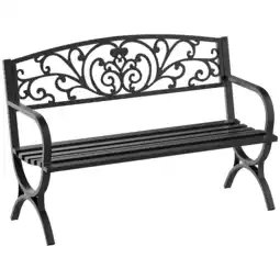 Netto Marken-Discount Outsunny Gartenbank Metall Angebot