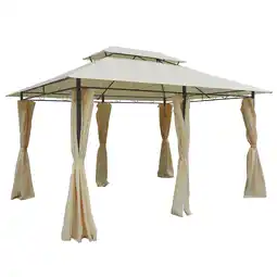 Netto Marken-Discount Outsunny Pavillon Stahl, 180g/m² Polyester Angebot