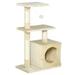 Netto Marken-Discount PawHut Kratzbaum E1-Klasse Spanplatte, Plüsch, Sisal Angebot