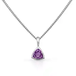 Netto Marken-Discount Orolino Halskette 585 Gold mit echtem Amethyst 42/45cm lang Angebot