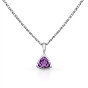 Netto Marken-Discount Orolino Halskette 585 Gold mit echtem Amethyst 42/45cm lang Angebot