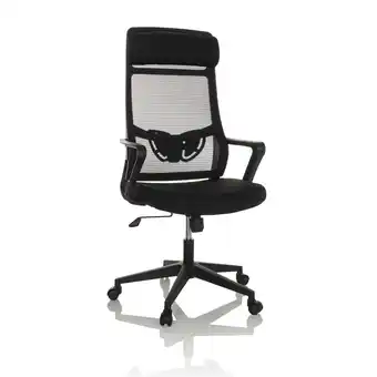 Netto Marken-Discount hjh OFFICE Home Office Bürostuhl NEKEO Stoff/Netzstoff mit Armlehnen Angebot