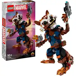 Netto Marken-Discount LEGO Konstruktionsspielzeug Marvel Super Heroes Rocket & Baby Groot Angebot