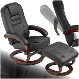 Netto Marken-Discount tectake Fernsehsessel, mit Hocker, 360° drehbar, Belastbarkeit 150 kg Angebot