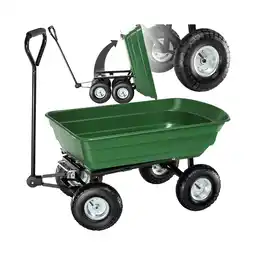 Netto Marken-Discount tectake Bollerwagen, mit Kippfunktion, leichtgängige Lenkachse, Belastbarkeit 300 kg Angebot
