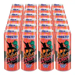 Netto Marken-Discount Booster Energy Drink Peach-Kaki 0,33 Liter Dose, 24er Pack Angebot