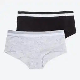 NKD Mädchen-Panty mit Kontrast-Bund, 2er-Pack Angebot