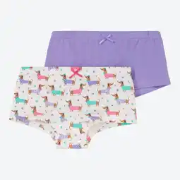 NKD Kinder-Mädchen-Panty mit Hunde-Muster, 2er-Pack Angebot
