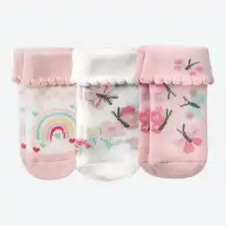 NKD Baby-Mädchen-Frotteesocken mit Umschlag Angebot