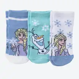 NKD Frozen Kinder-Mädchen-Sneaker-Socken, 3er-Pack Angebot