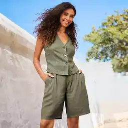 NKD Damen-Shorts mit Leinen-Anteil Angebot