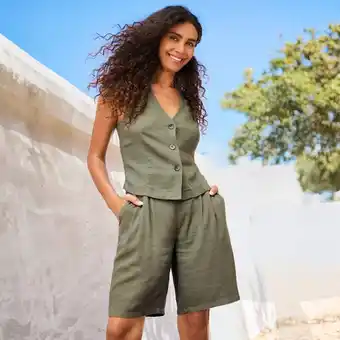 NKD Damen-Shorts mit Leinen-Anteil Angebot