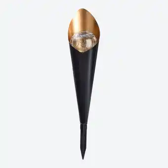 NKD Solar-Bodenleuchte aus Glas und Metall, Höhe ca. 25,5 cm Angebot