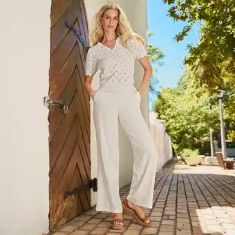 NKD Damen-Hose mit Leinen-Anteil Angebot