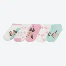 NKD Kinder-Sneaker-Socken mit Pferde-Motiv, 5er-Pack Angebot