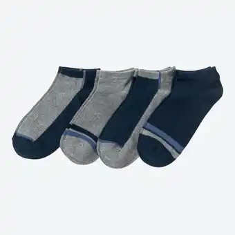 NKD Herren-Sneaker-Socken, 4er-Pack Angebot