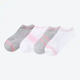 NKD Damen-Sneaker-Socken mit Dehnungszone, 4er-Pack Angebot