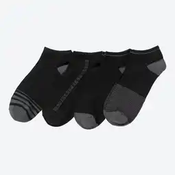 NKD Herren-Sneaker-Socken mit sportlichem Streifendesign, 4er-Pack Angebot