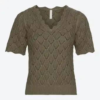 NKD Damen-Ajourpullover mit Lurex Angebot