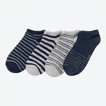 NKD Damen-Sneakersocken in verschiedenen Designs, 4er-Pack Angebot
