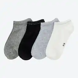 NKD Damen-Sneakersocken mit Rippstruktur, 4er-Pack Angebot