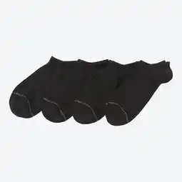 NKD Damen-Sneaker-Socken mit Glitzerstreifen, 4er-Pack Angebot
