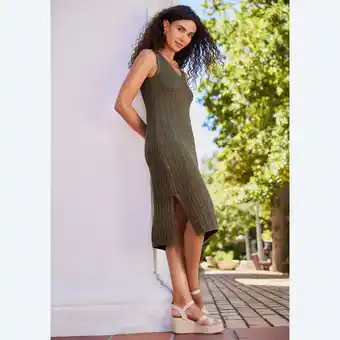 NKD Damen-Ajour-Kleid mit Lurex Angebot